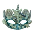 thumbnail image 1 of Mermaid Masquerade Costume Mask | Aqua, 1 of 3
