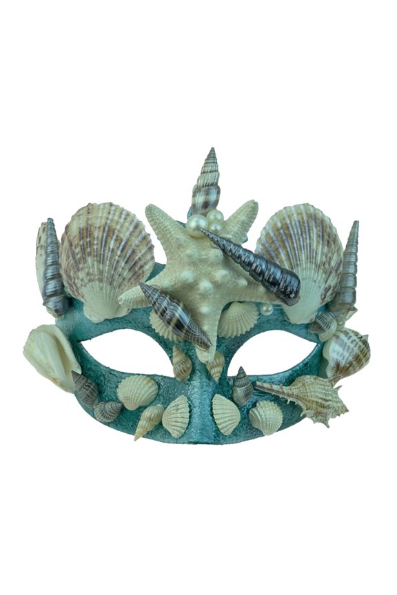Mermaid Masquerade Costume Mask | Aqua