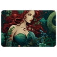 thumbnail image 1 of Mermaid Non-Slip Polyester Chair Mat - Machine Washable Door Mats and Rugs, 1 of 1