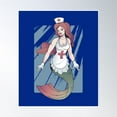 thumbnail image 1 of Mermaid Nurse Poster Wall Art, Modern Wall Decor, 24x36 UNFRAMED, 1 of 3