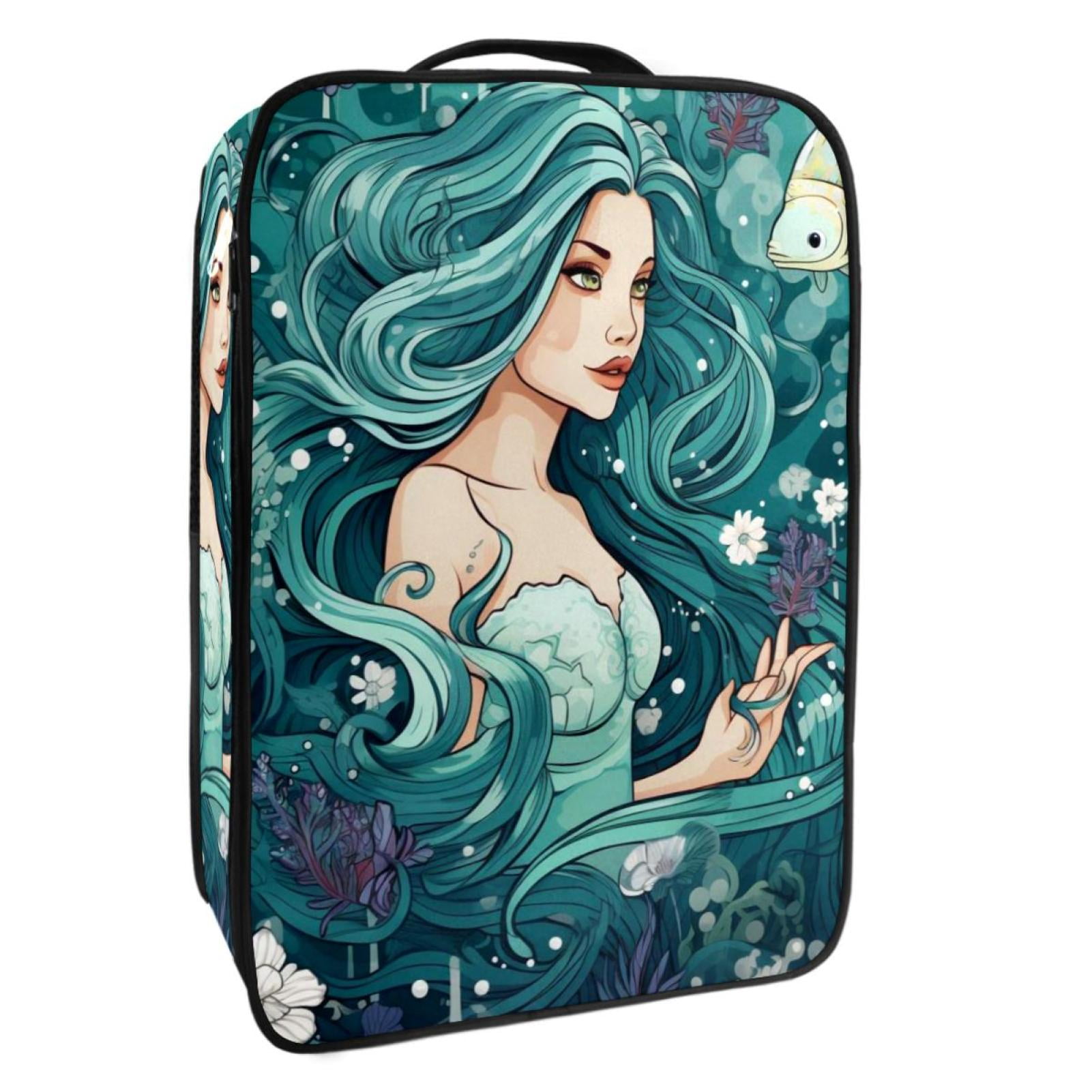 Mermaid Organize Your Shoes with Stylish Polyester Shoe Racks - 23x31cm ...