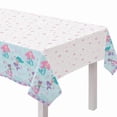 thumbnail image 1 of Mermaid 'Shimmering Mermaids' Plastic Tablecover (1ct), 1 of 1