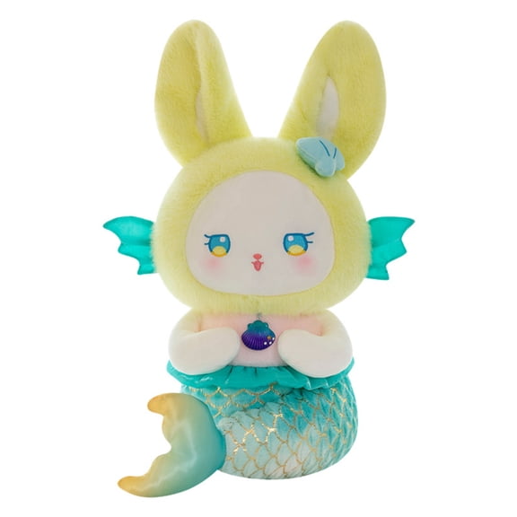 Mermaid Plush Doll Soft Stuffed Toy Cute Ocean Animal Pillow Gift for All Ages