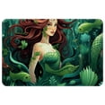 thumbnail image 1 of Mermaid Polyester Non-Slip Machine Washable Door Rugs Indoor Rug Game Mat, 1 of 6