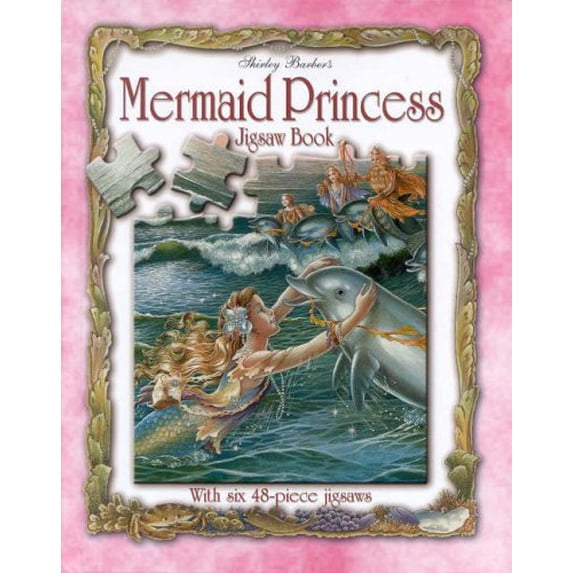 Pre-Owned Shirley Barber's Mermaid Princess Jigsaw Book Paperback