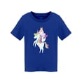 thumbnail image 1 of Mermaid Princess On A Unicorn T-Shirt Toddler -Image by Shutterstock,  3 Toddler, 1 of 4