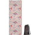 thumbnail image 1 of Mermaid Princess Sea Pattern Hot Yoga Mat Towel Non Slip for Hot Yoga - Quick-Drying Yoga Mat Cover with 4 Corner Pockets with Travel Bag - Hot Yoga Towel Non Slip 74"x26", 1 of 6