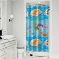 thumbnail image 1 of Mermaid Princess Sea Pattern Shower Curtain 36"x72" ,Bathroom Decorative Shower Curtains Set with 12 Hooks,Modern Waterproof Washable Shower Curtain, 1 of 6