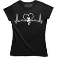 thumbnail image 1 of Mermaid Pulse Life Heartbeat Beach Sea Women's Gift T-Shirt, 1 of 4