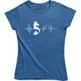 thumbnail image 1 of Mermaid Pulse Ringer heartbeat ecg Heart Funny Nurse Check Up Womens T-Shirt, 1 of 4