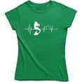 thumbnail image 1 of Mermaid Pulse Ringer heartbeat ecg Heart Funny Nurse Check Up Womens T-Shirt, 1 of 4