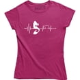 thumbnail image 1 of Mermaid Pulse Ringer heartbeat ecg Heart Funny Nurse Check Up Womens T-Shirt, 1 of 4