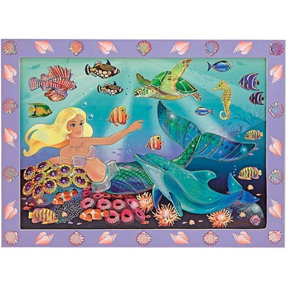 Mermaid Reef Peel & Press Sticker by Numbers