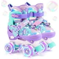 thumbnail image 1 of Mermaid Roller Skates for Girl Kids Toddler Light up &Adjustable Sizes for Birthday Christmas Gifts, 1 of 8