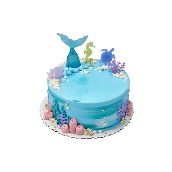 Mermaid Round Cake