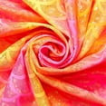 thumbnail image 1 of Mermaid Scale Hologram Tricot Foil Fabric - Yellow Pink Shiny Stretchy 60" By The Yard, 1 of 1