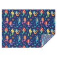 thumbnail image 1 of Mermaid Sea Princess Pattern Rectangle Tablecloth 60"x84",Waterproof Polyester Rectangle Table Cloth, Wipeable Spillproof Polyester Tablecloth for Dining, Camping, Indoor and Outdoor, 1 of 5