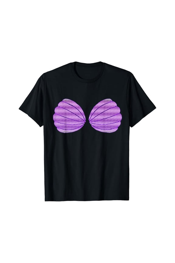 Mermaid Seashell Costume Sea Shell Bikini T-Shirt