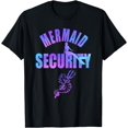 thumbnail image 1 of Mermaid Security Merdad Mermen Mermaid Dad Squad T-Shirt, 1 of 3