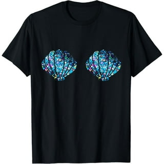 Mermaid Shell Top Festival Birthday Party Shirt Mermaid Shell Top Festival Birthday Party Shirt