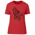 thumbnail image 1 of Mermaid Sitting On The Moon T-Shirt Women -Image by Shutterstock, Female Medium, 1 of 2