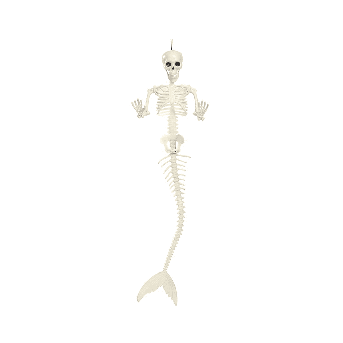 Mermaid Skeleton Halloween Outdoor Decorations, Scary Halloween