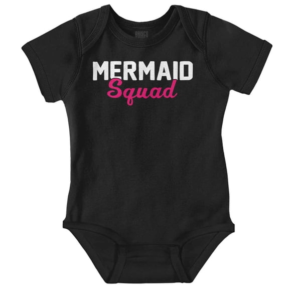 Mermaid Squad Bachelorette Birthday Bodysuit Jumper Girls Infant Baby Brisco Brands 12M