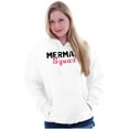 thumbnail image 1 of Mermaid Squad Bachelorette Birthday Women Plus Size Graphic Pullover Hoodie Brisco Brands 3X, 1 of 4