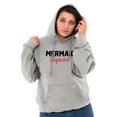 thumbnail image 1 of Mermaid Squad Bachelorette Birthday Women Plus Size Graphic Pullover Hoodie Brisco Brands 4X, 1 of 3