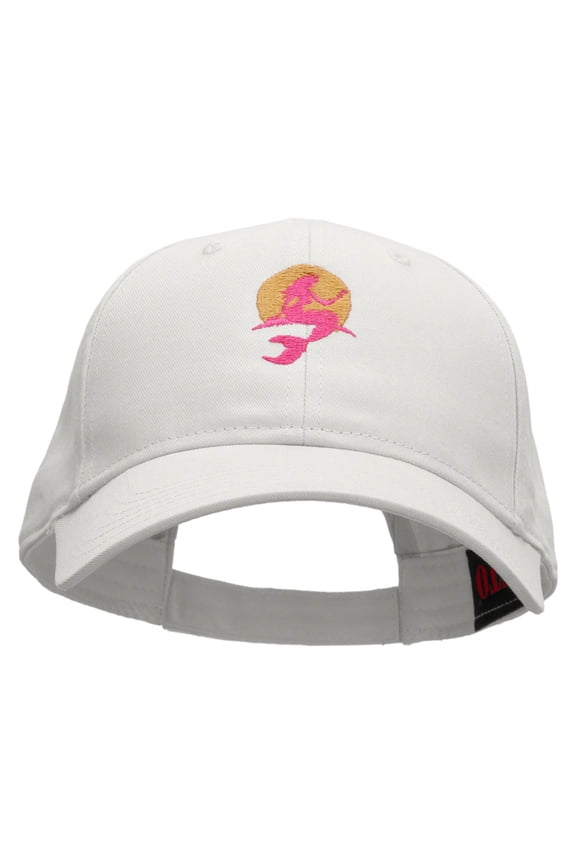 Mermaid Sunset Low Profile Cap - White OSFM