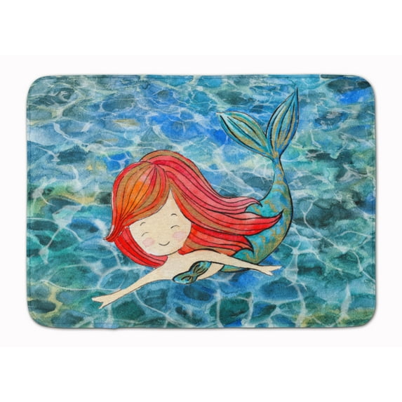 Mermaid Swimming Machine Washable Memory Foam Mat