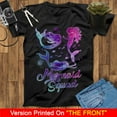 thumbnail image 1 of Mermaid T-Shirt Mermaid Squad Tee Gifts For Mermaid Girls Who Loves Blue Purple Hair Colors, 1 of 2