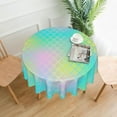 thumbnail image 1 of Mermaid Tablecloth Round 60 Inch Table Cloth Cover Mat Holiday Party Decoration for Dining Room Home Kitchen Picnic, 1 of 1