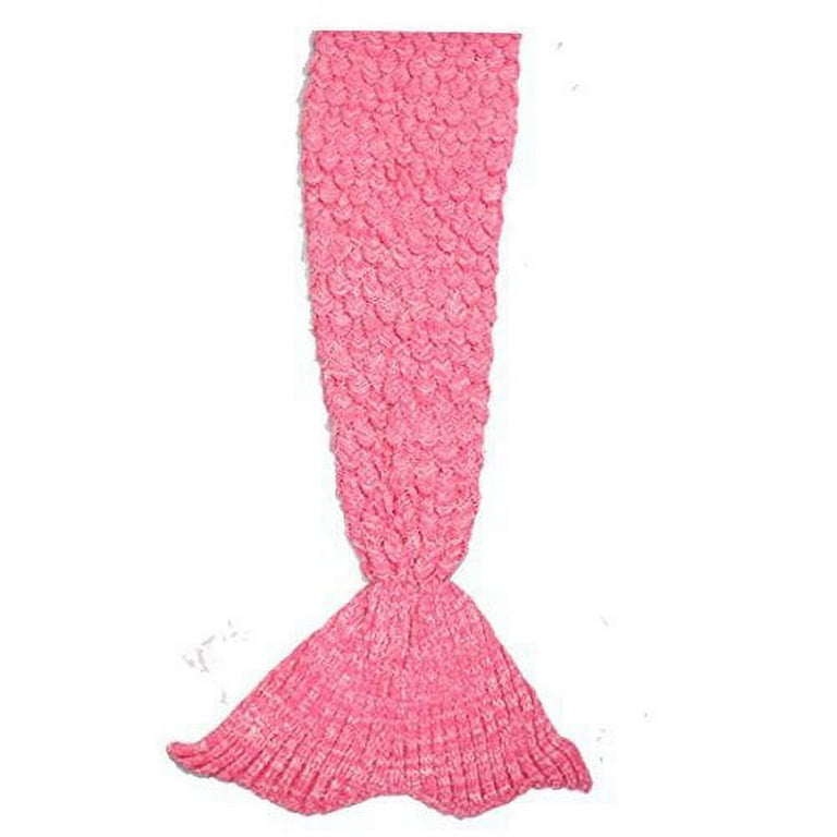 Mermaid Tail Blanket SILVEREFEVER Handmade High Density Thick