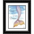 thumbnail image 1 of Mermaid Tail II (never let go of dreams) 2x Matted 20x24 Black Ornate Framed Art Print by Medley, Elizabeth, 1 of 2