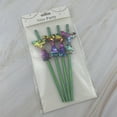 thumbnail image 1 of Mermaid Tail Paper Straws, Disposable Decorative Straws, Party Drinkware, Shiny Fish Scales Design, 4-Pack, 1 of 2