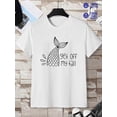 thumbnail image 1 of Mermaid Tail Tee fishing t shirts funny t shirts men 180G 100% Cotton white Perfect for exercise Fashionable, printed, machine washable Daily and weekend wear Casual sportswear fishing for men funny, 1 of 8