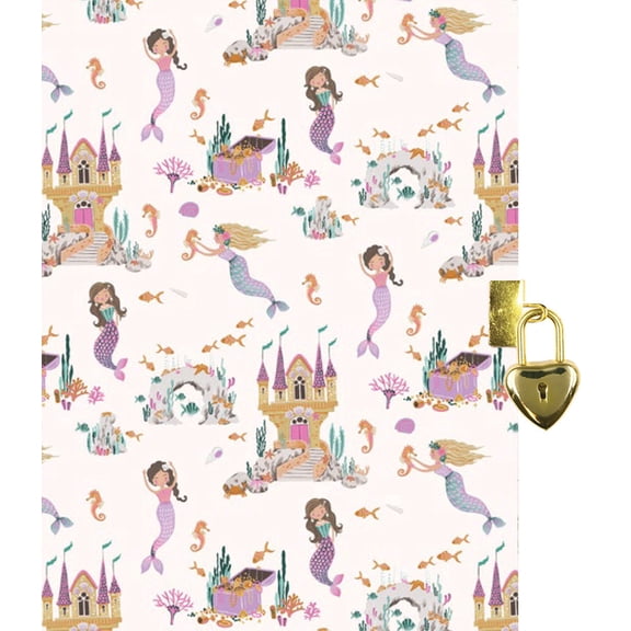 Mermaid Tales Locking Journal (Diary, Notebook), (Hardcover)