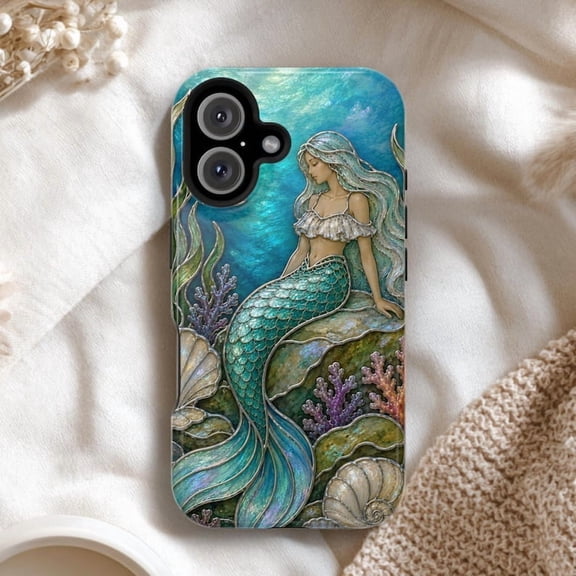 Mermaid Tough Phone Case | Impact-Resistant Case