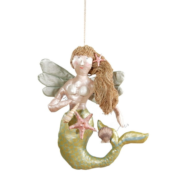 Mermaid Tropical Coastal Angel Figurine Decor