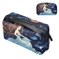 thumbnail image 1 of Mermaid USB Organizer | Hard Drive Cases | Charge Cord Organizer | Travel Cord Organizer Case - Oxford Cloth Waterproof Digital Storage Bag 5.9x9.44x3.14 in, 1 of 6