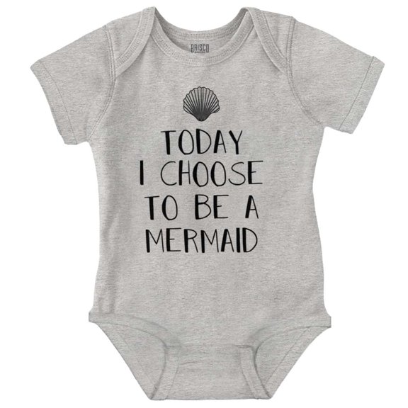 Mermaid Vibes Cute Beach Ocean Lover Bodysuit Jumper Girls Infant Baby Brisco Brands 6M