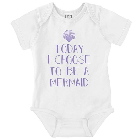 Mermaid Vibes Cute Beach Ocean Lover Bodysuit Jumper Girls Infant Baby Brisco Brands NB