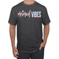 thumbnail image 1 of Mermaid Vibes Cute Shimmer | Mens Fashion Graphic T-Shirt, Heather Black, Medium, 1 of 3