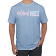 thumbnail image 1 of Mermaid Vibes Cute Shimmer | Mens Fashion Graphic T-Shirt, Light Blue, X-Large, 1 of 3