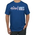thumbnail image 1 of Mermaid Vibes Cute Shimmer | Mens Fashion Graphic T-Shirt, Royal, Medium, 1 of 3