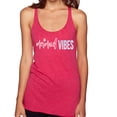 thumbnail image 1 of Mermaid Vibes Cute Shimmer | Womens Fashion Premium Tri-Blend Racerback Tank Top, Shocking Pink, Large, 1 of 3