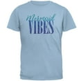 thumbnail image 1 of Mermaid Vibes Mens T Shirt Light Blue 3X-LG, 1 of 1