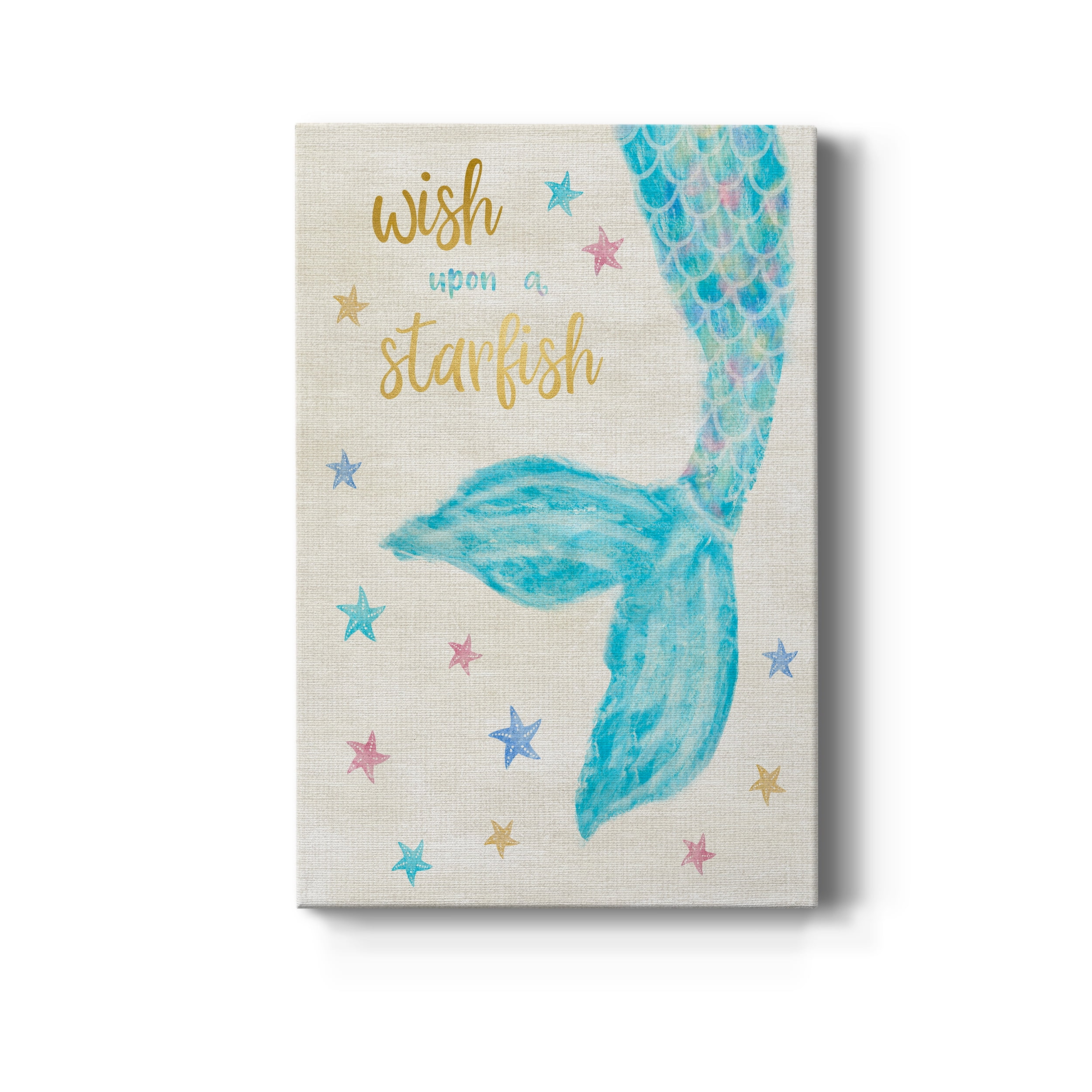 Mermaid Wish Premium Gallery Wrapped Canvas - Ready to Hang - 8 x 12