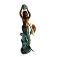 thumbnail image 1 of Nifao Mermaid with Clownfish and Turtle Outdoor Fountain Statue, Bronze Garden Water Feature Sculpture for Patio & Yard – Garden Outdoor Decor Sculpture, 32"L x 19"W x 60"H, 1 of 11